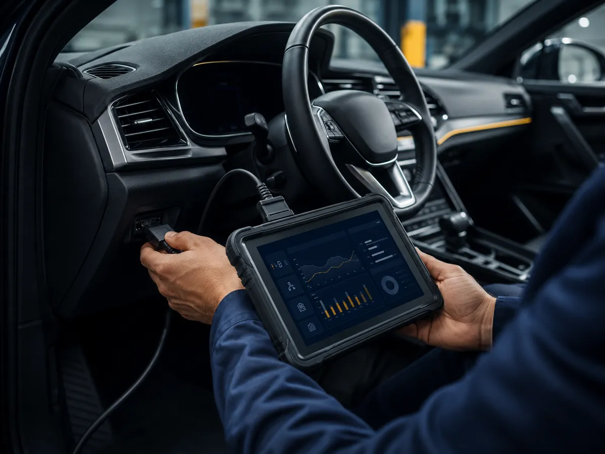 Bilgisayarlı Arıza Tespiti (OBD) — Koparan Oto Elektrik servisinde uygulama